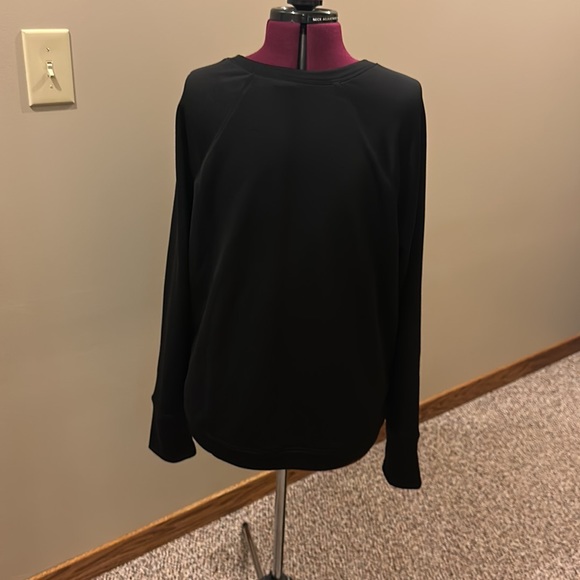 🖤Banana Republic Factory🖤 black raglan sweatshirt, size XL - Picture 8 of 11